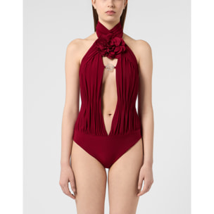 PHILIPP PLEIN Sleeveless Bodysuit Flower