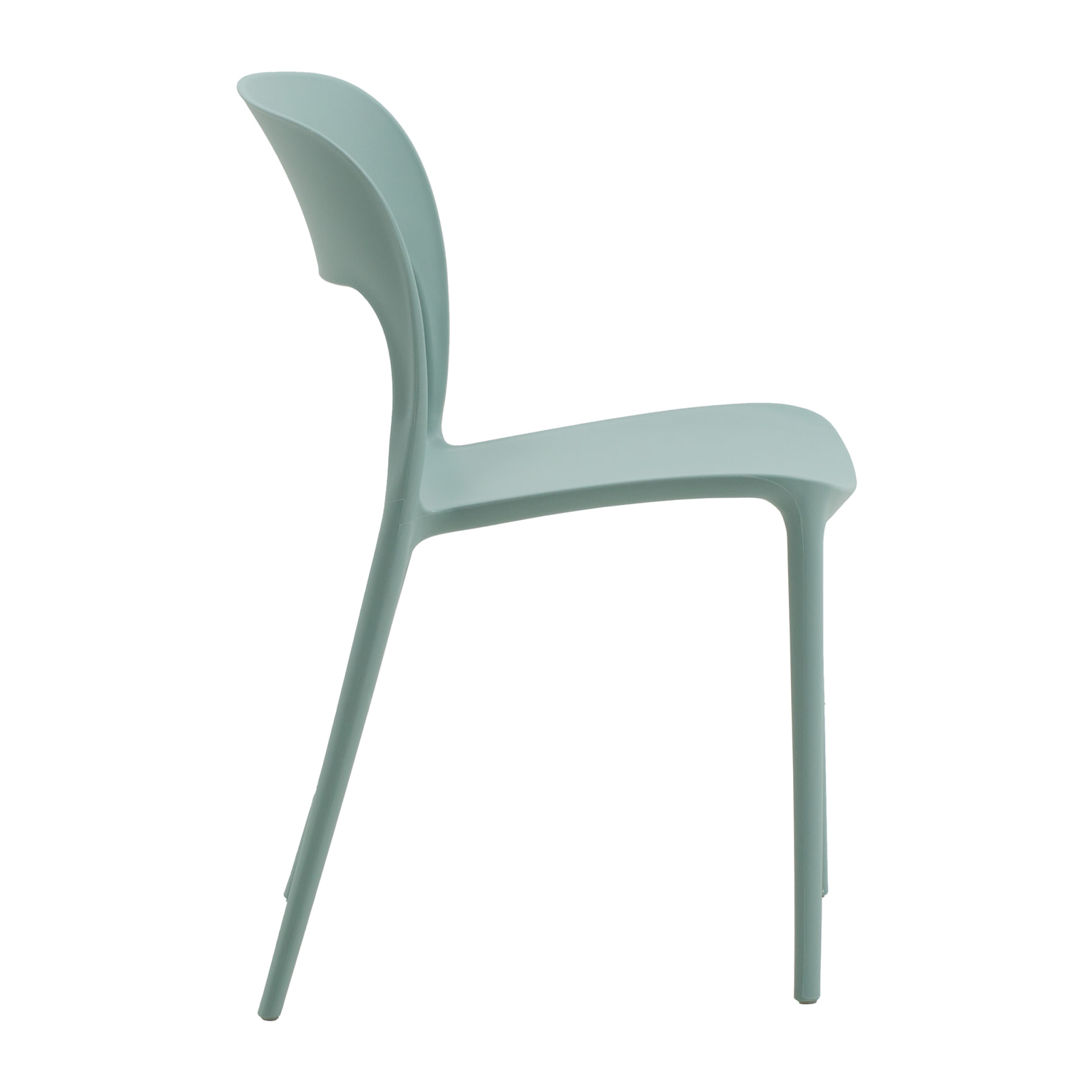 set 2 sedie impilabili in polipropilene verdi