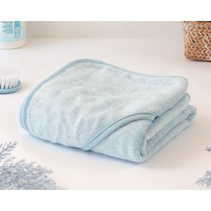 TOALLA DE BAÑO PARA BEBÉS AZUL