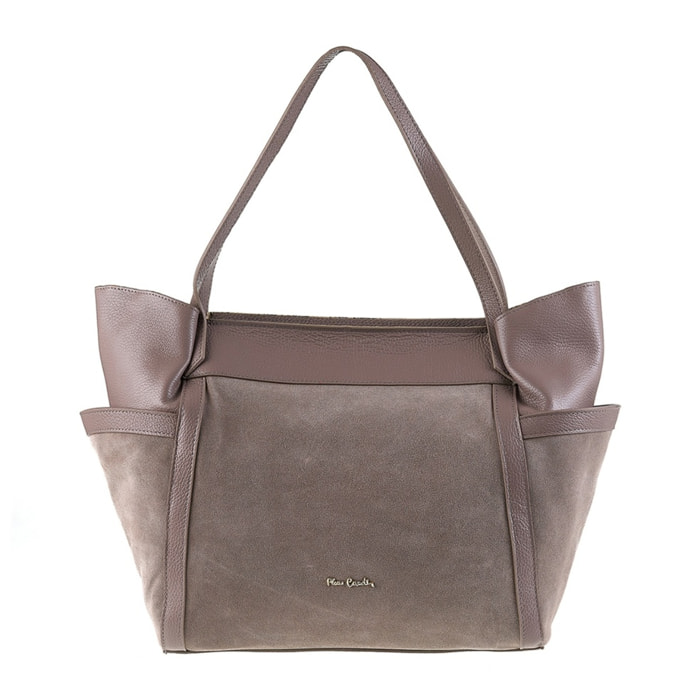 Borsa a spalla da donna Made in Italy - Modello Sereia - 100% pelle - 43.0 x 30.0 x 12.0 cm