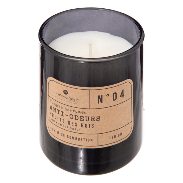 Bougie parfumée anti odeur fruits des bois 130g