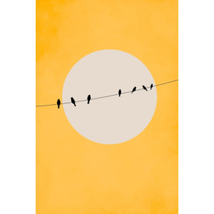 Tableau abstrait depart electrique Tableau plexiglas