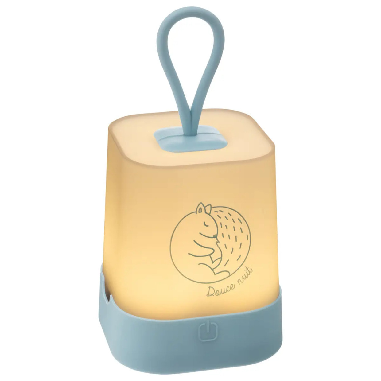 Veilleuse sur batterie H.16cm silicone avec poignée