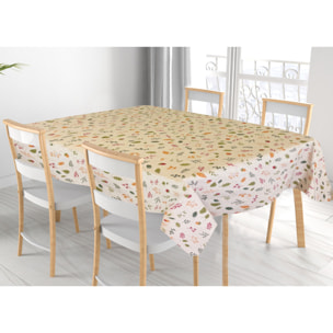 Tovaglia Miros Misto Cotone Made in Italy per Cucina e Tavola Pratica Uso Quotidiano Disegno Ghiande RP