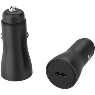 Chargeur allume cigare ADEQWAT USB-C 30W + Câble lightning 1M Noir