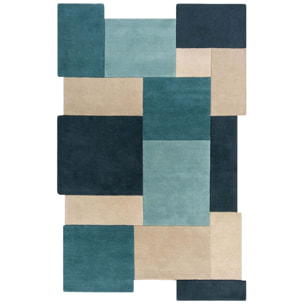Tapis graphique en laine COLLAGE