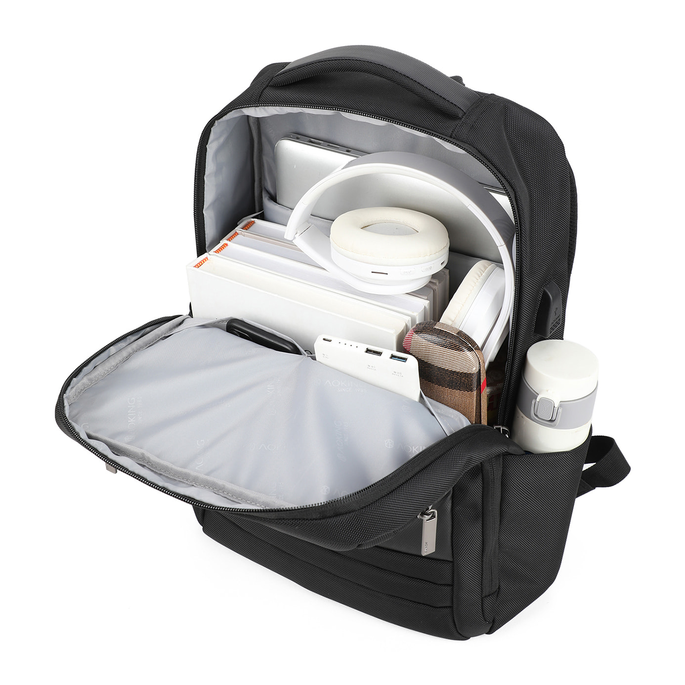 Zaino  unisex Textile Prodotto Vegano 30x15x42 cm