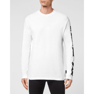 PHILIPP PLEIN Camiseta de cuello redondo y manga larga