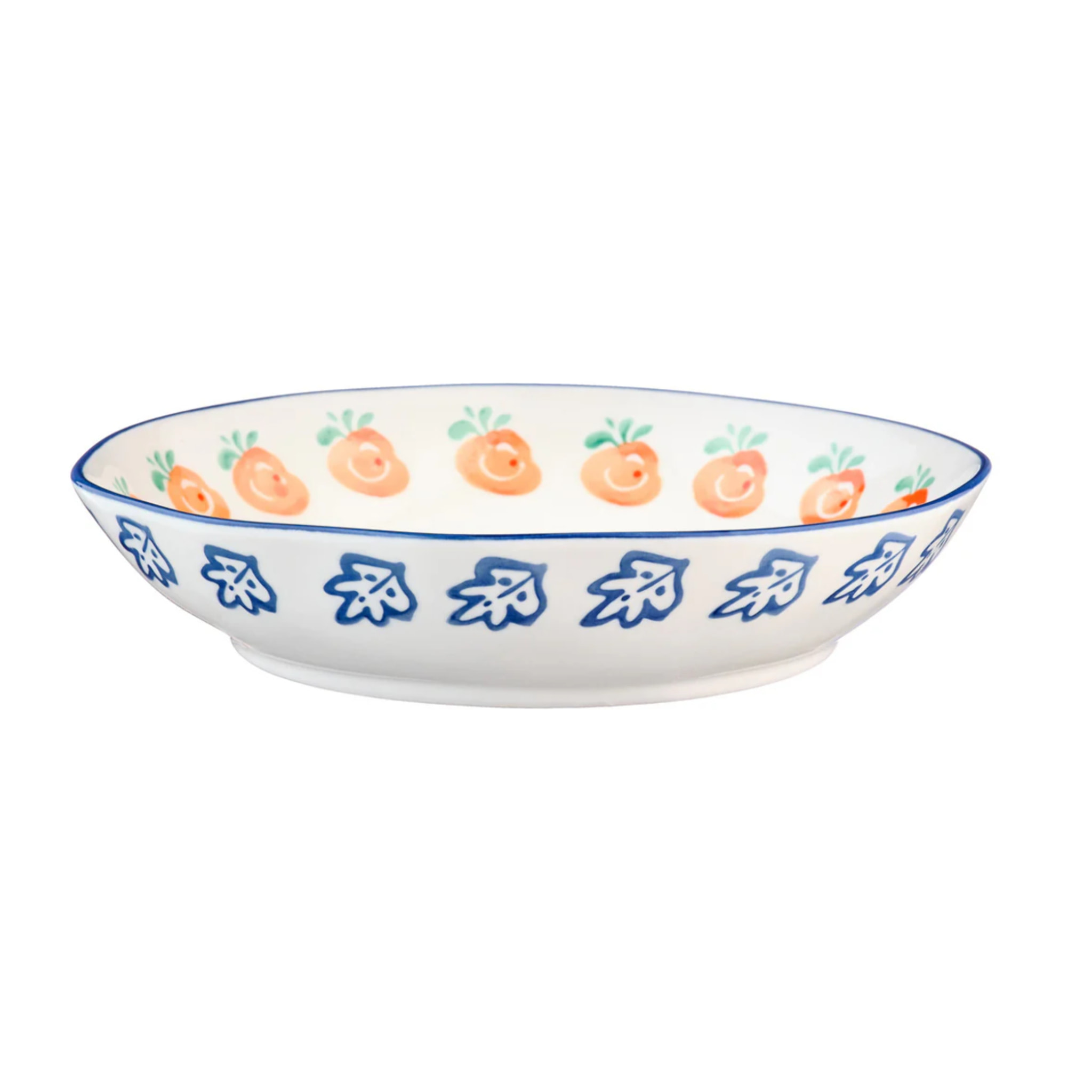 Assiette creuse NAPOLI Ø21,5cm - 4 pièces - Agrume