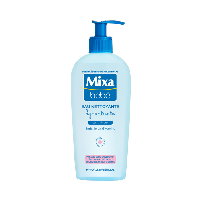 Lot de 6 - Mixa Bébé Eau nettoyante Hydratante 250ml