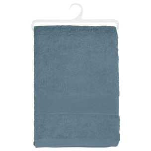 Drap de bain "Praia" coton bleu orage 100x150cm