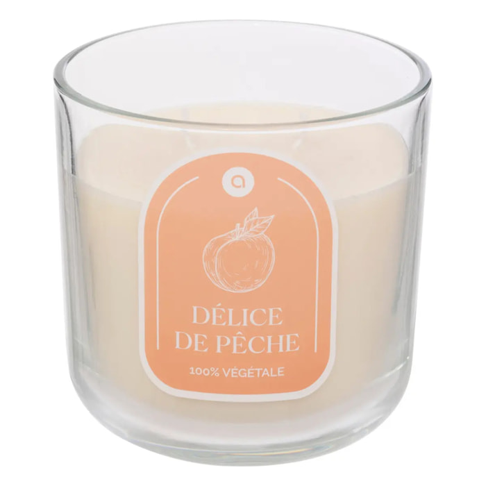 Bougie parfumée " Floa" pêche 350g