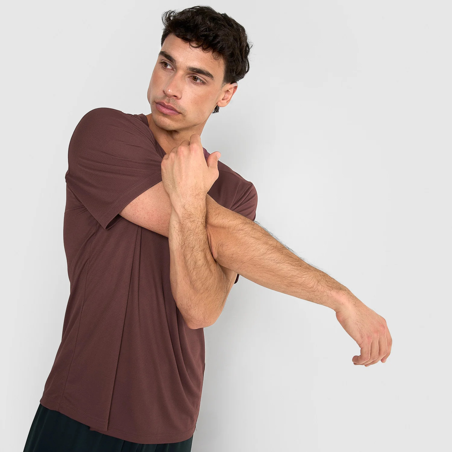 Camiseta deportiva técnica hombre lisa