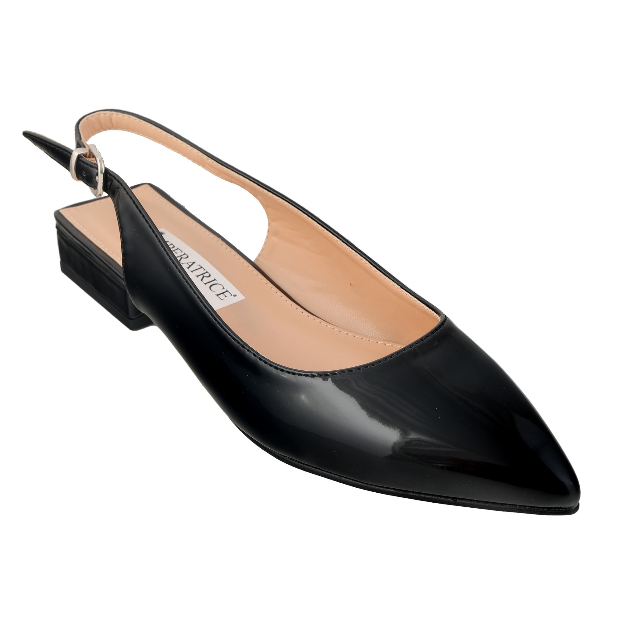 Ballerine slingback verniciate