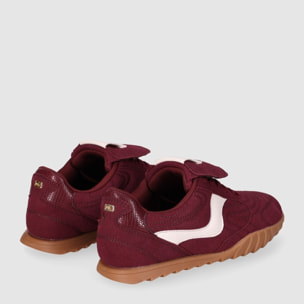 Deportivos de Tejido - Vino - Tacón: Bajo