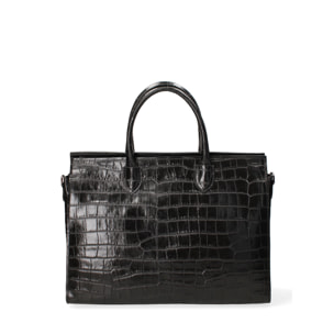 Borsa a mano da donna In Vera pelle Made in Italy 39x29x12 cm