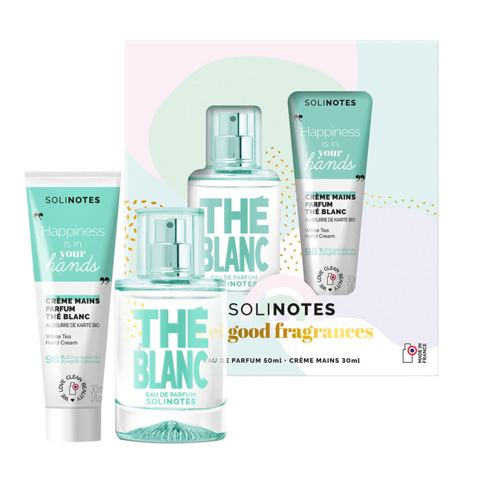 Thé Blanc  - Coffret Eau de Parfum 50 ml + Crème mains 30 ml