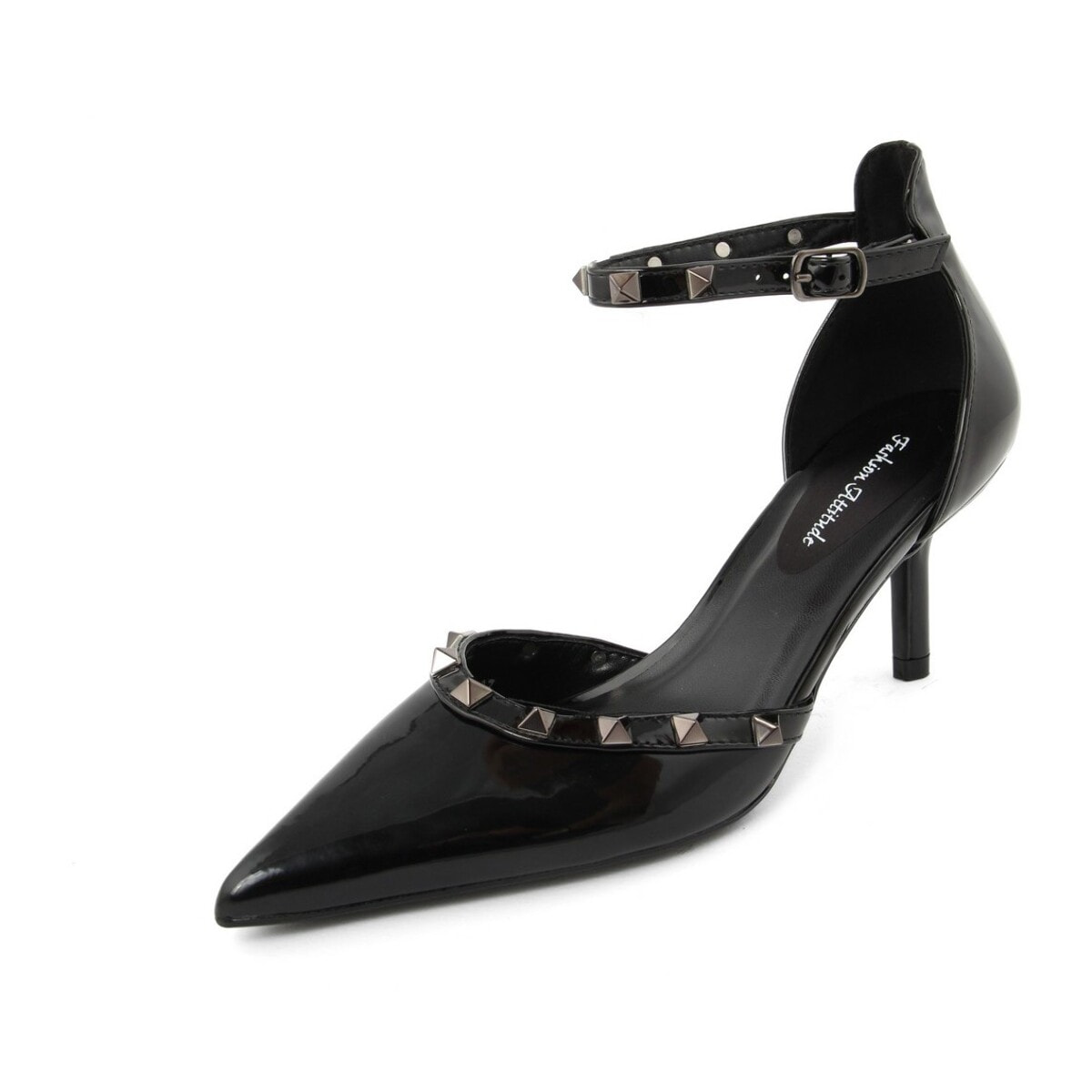 Décolleté Donna colore Nero-Altezza tacco:7cm