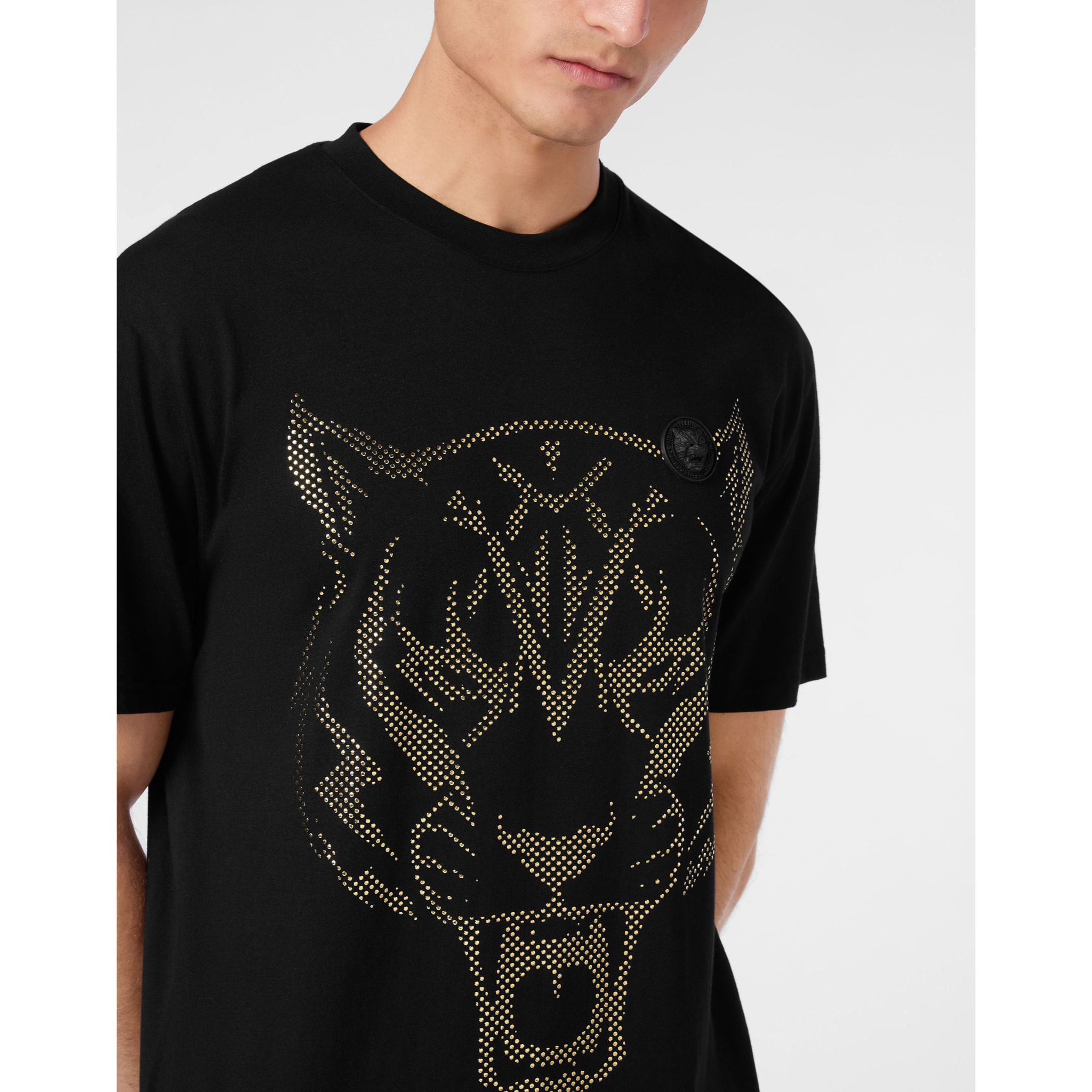 PLEIN SPORT Camiseta Cuello Redondo TIGER