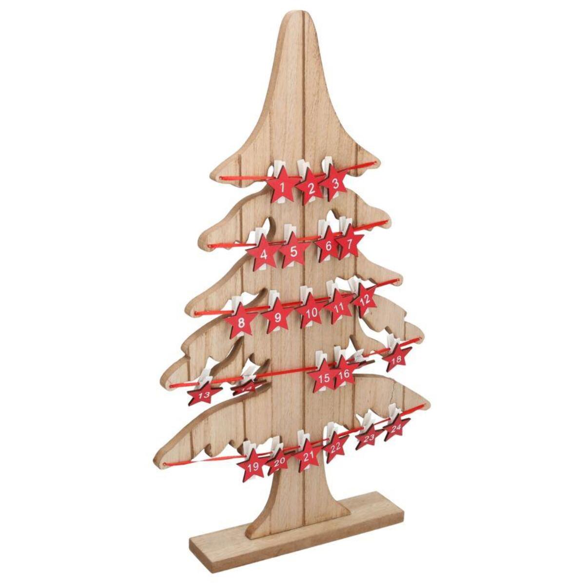 Albero in legno naturale con portamemo cm29x5h49