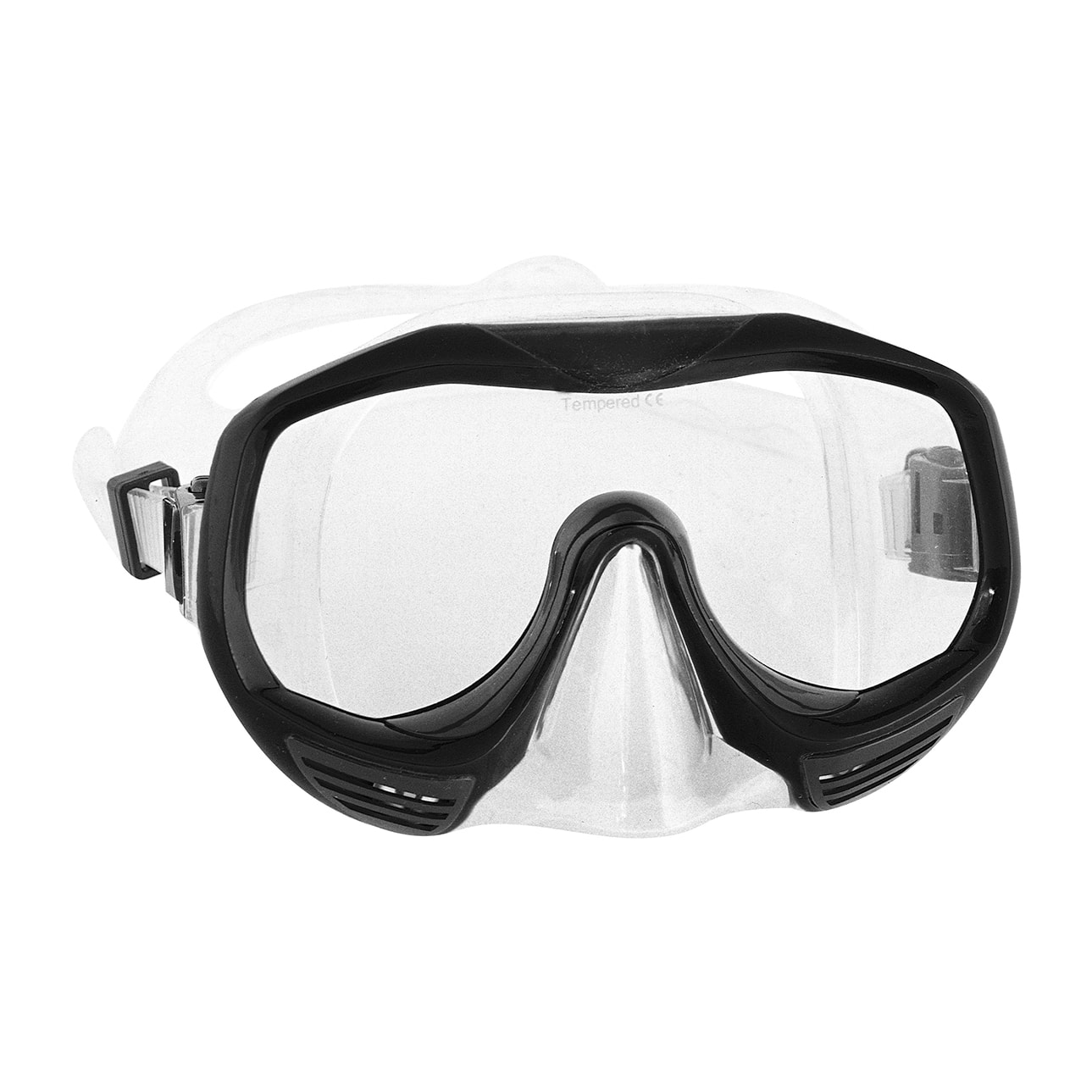 MASCHERA DA IMMERSIONE OTTICA IN UN SOLO PEZZO +14 ANNI. Colore casuale.