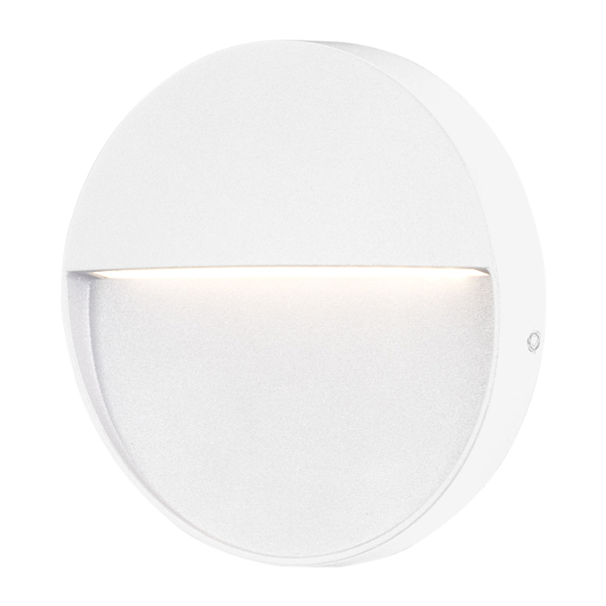 FORLIGHT Nod Round - Foco LED Exterior IP65 de Superficie para Pared. Lámpara de Pared para Señalizar Caminos | Escaleras y Rod