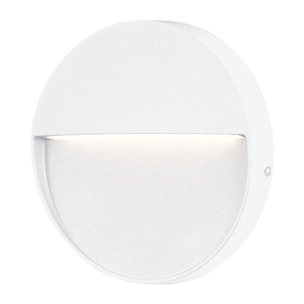 FORLIGHT Nod Round - Foco LED Exterior IP65 de Superficie para Pared. Lámpara de Pared para Señalizar Caminos | Escaleras y Rod