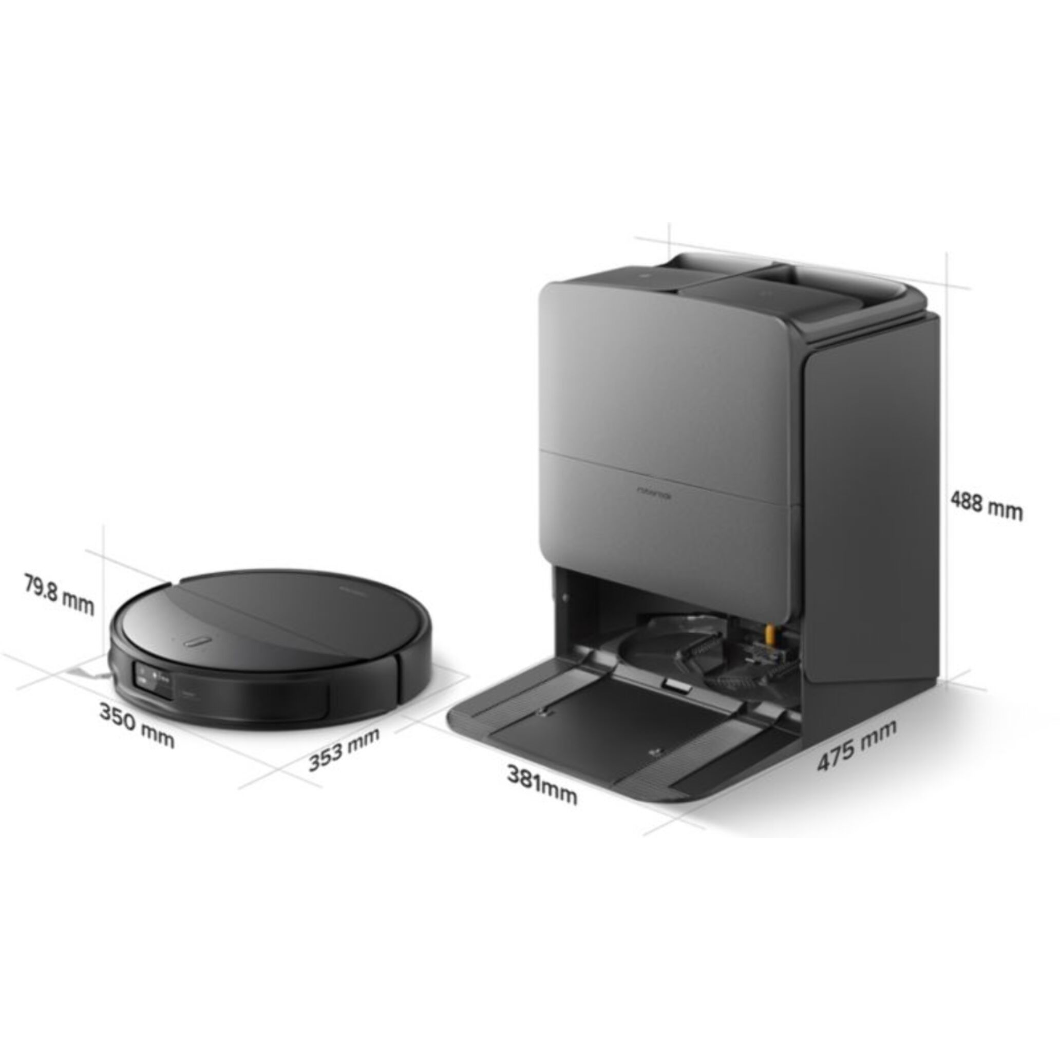 Robot Aspirateur Laveur ROBOROCK Saros 20X Black