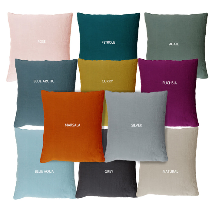 Taie d'oreiller Syracuse silver