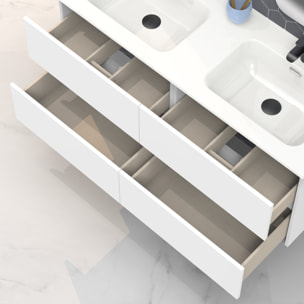 Ensemble de salle de bain IRONA 2C, 120cm, comprend lavabo et miroir