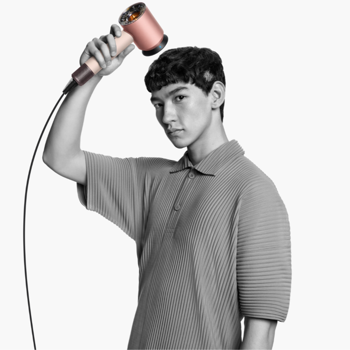 Sèche-cheveux Dyson Supersonic Nural™ Rose Céramique - Cheveux Raides à Ondulés