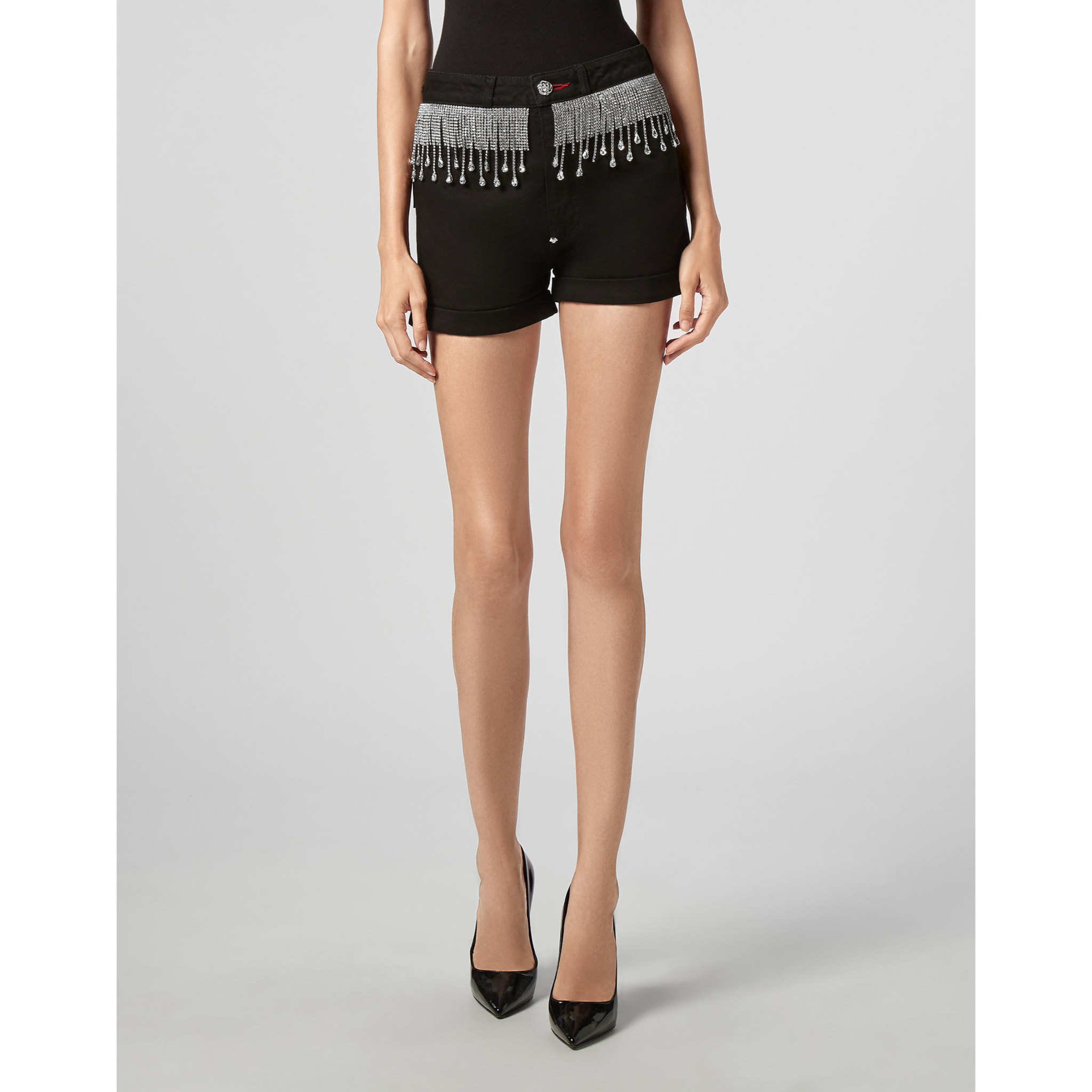 PHILIPP PLEIN Pantalones cortos vaqueros