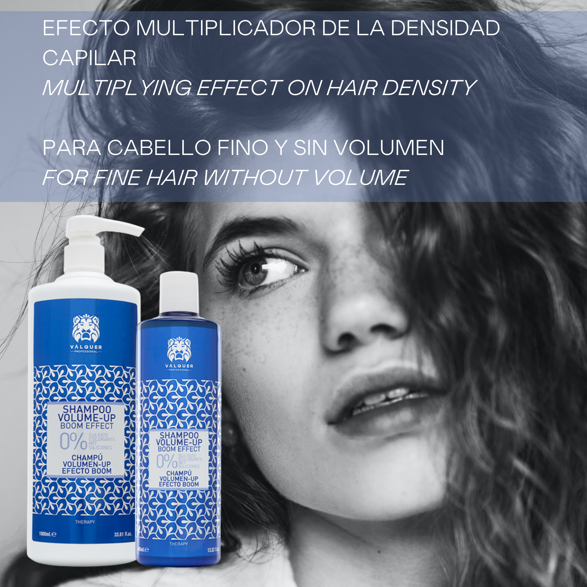 Valquer Champú Zero % volumen-up efecto boom- 1000 ml