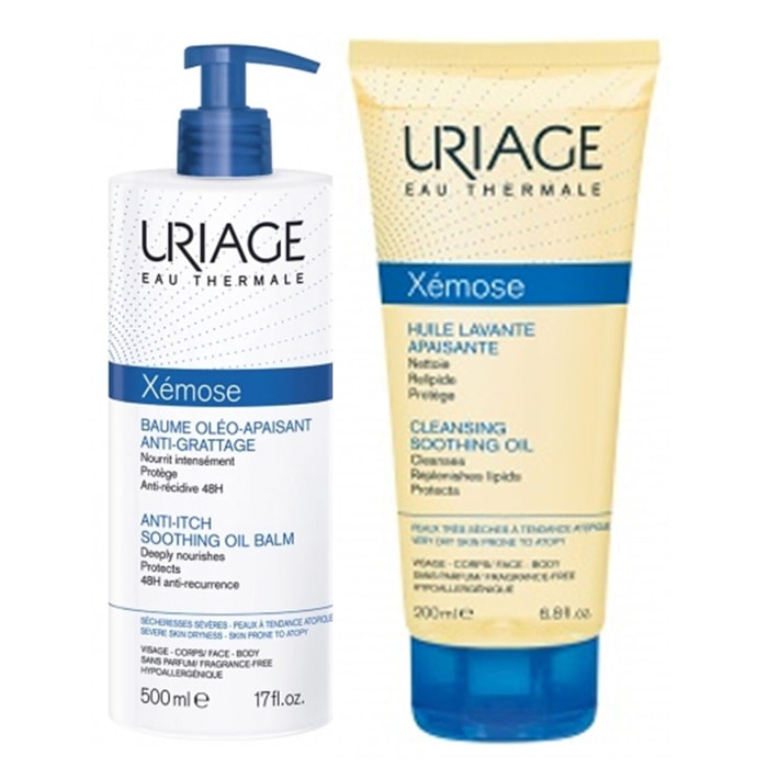 Xémose - Coffret Baume Oléo-Relipidant 500 ml + Huile 200ml