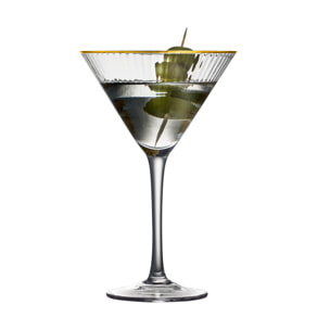 Verre à martini Palermo Gold