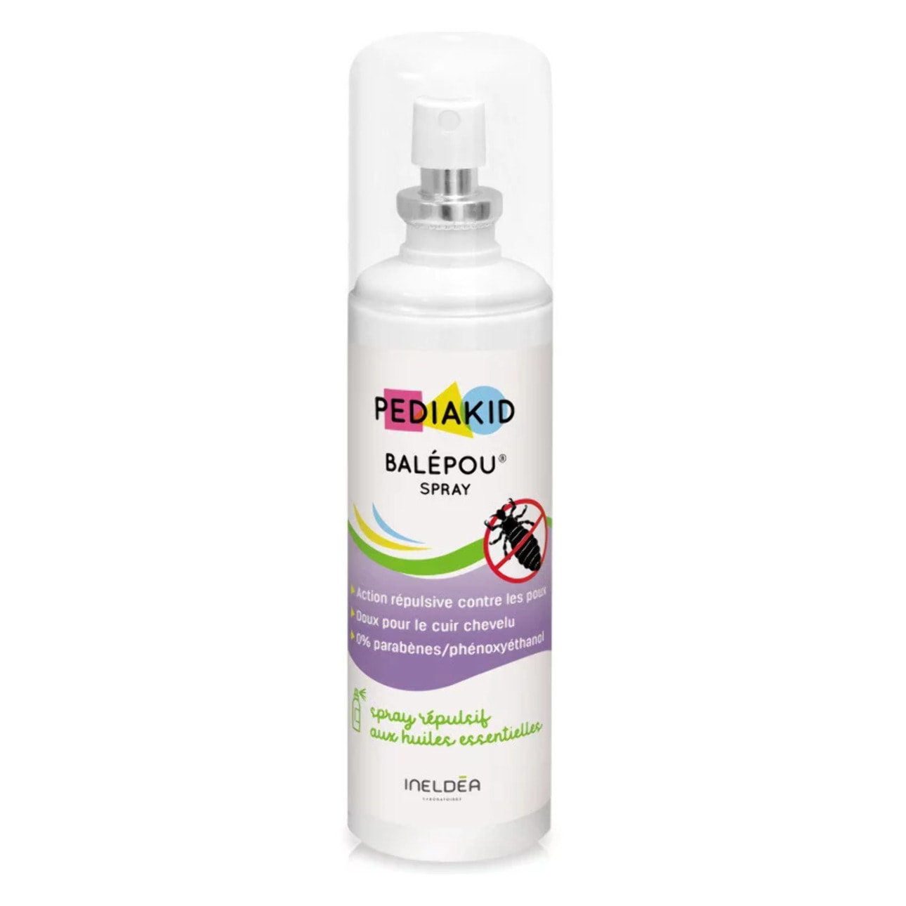 PEDIAKID - Balépou® Spray - Action Répulsive contre les Poux - Huiles Essentielles BIO - Spray de 100ml