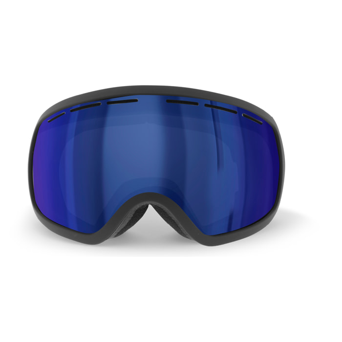 Gafas de esquí OCEAN TEIDE - Negro / Revo azul con borde negro