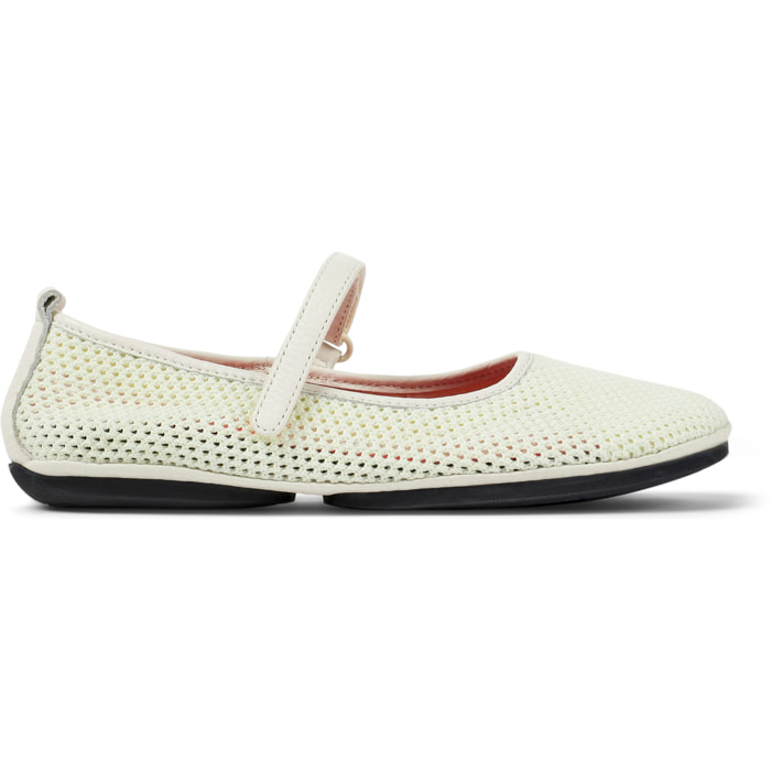 Ballerini - CAMPER Right Nina - Bianco - Tessile tecnico (Poliestere riciclato)