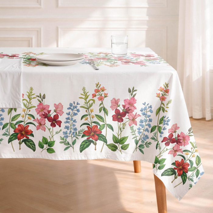 Nappe anti-taches MARLIN MULTICOLORE - en 100 % coton