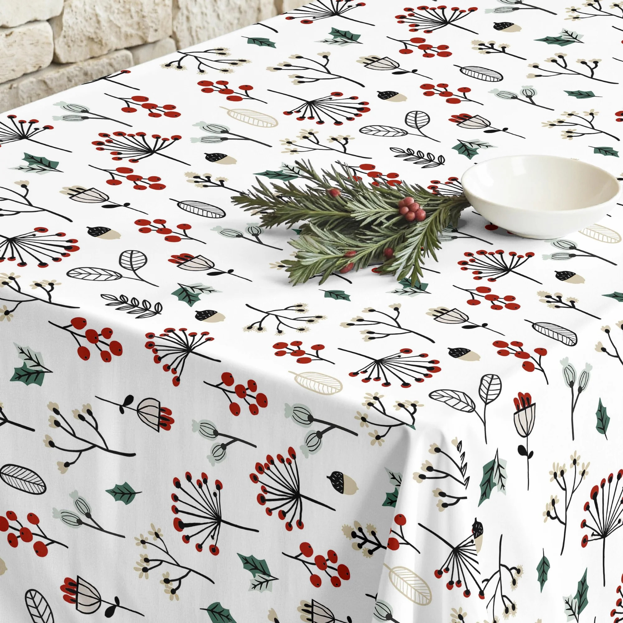 Nappe en résine Anti-tâches Merry Christmas 44