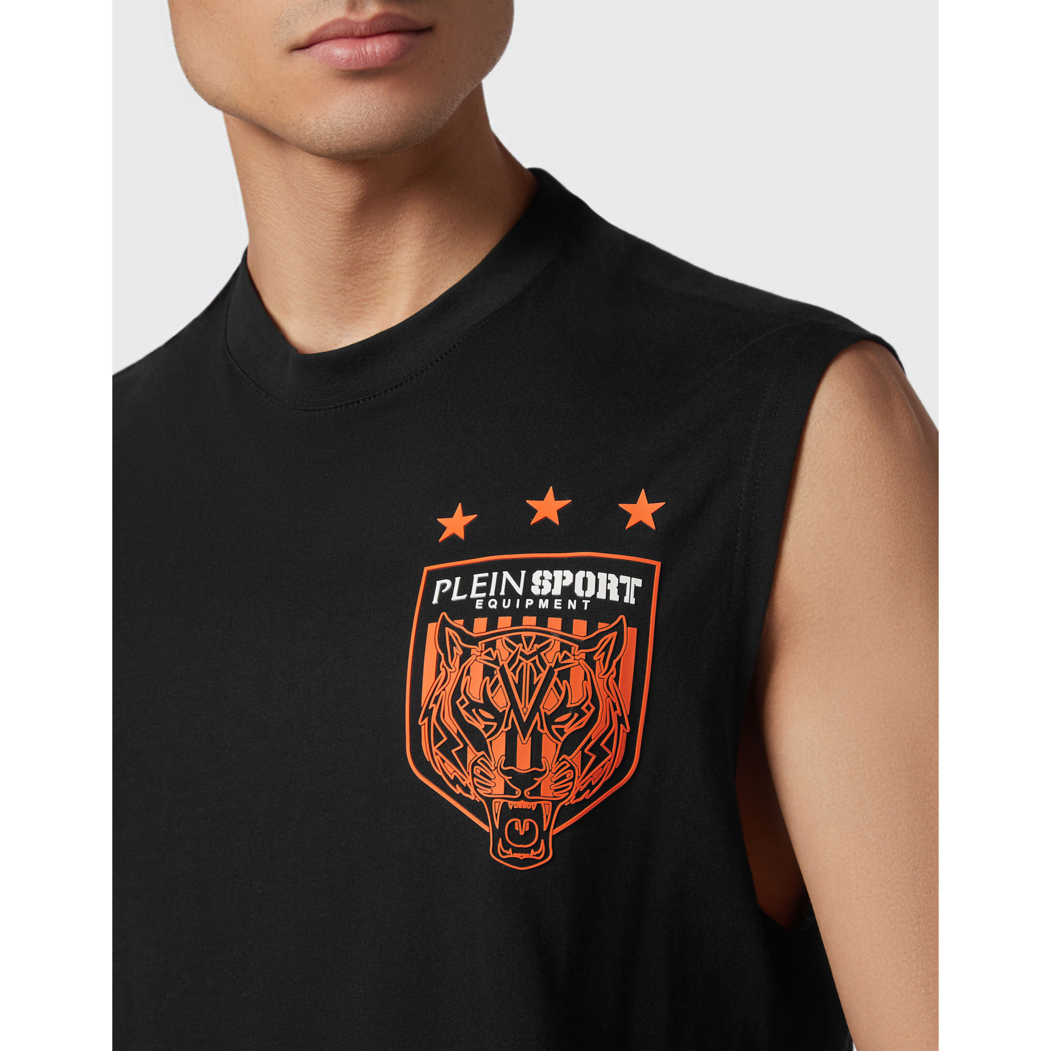 PLEIN SPORT Camiseta Cuello Redondo TIGER