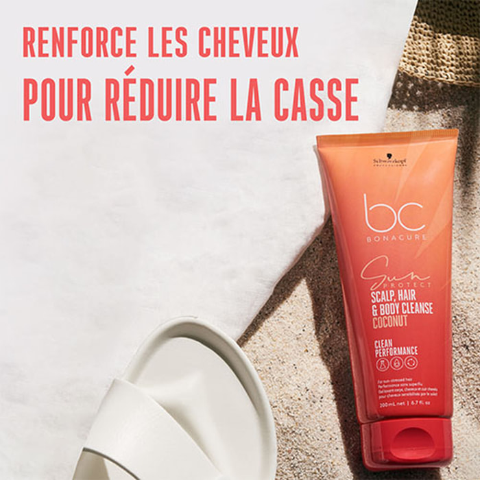 BC Sun Protect - Gel lavant corps, cheveux et cuir chevelu 200ml
