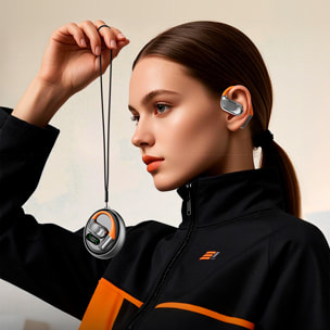 M113 Auriculares BT. Aitranslate con sonido ACS 360º, sonido direccional. Traductor con app 144 idiomas.