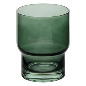 Lot de 6 gobelets Ella vert D8xH10cm
