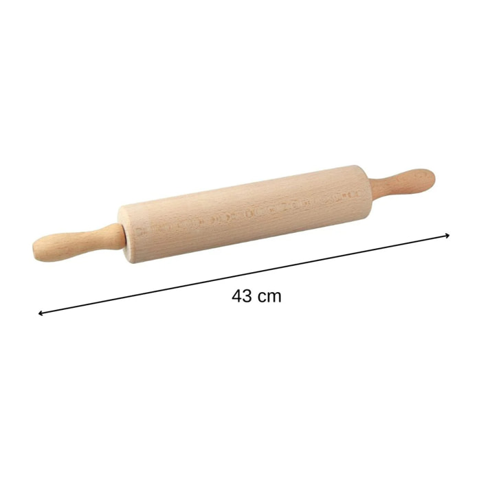 Rouleau à pâtisserie en bois 43 cm Dr. Oetker Baker Edition