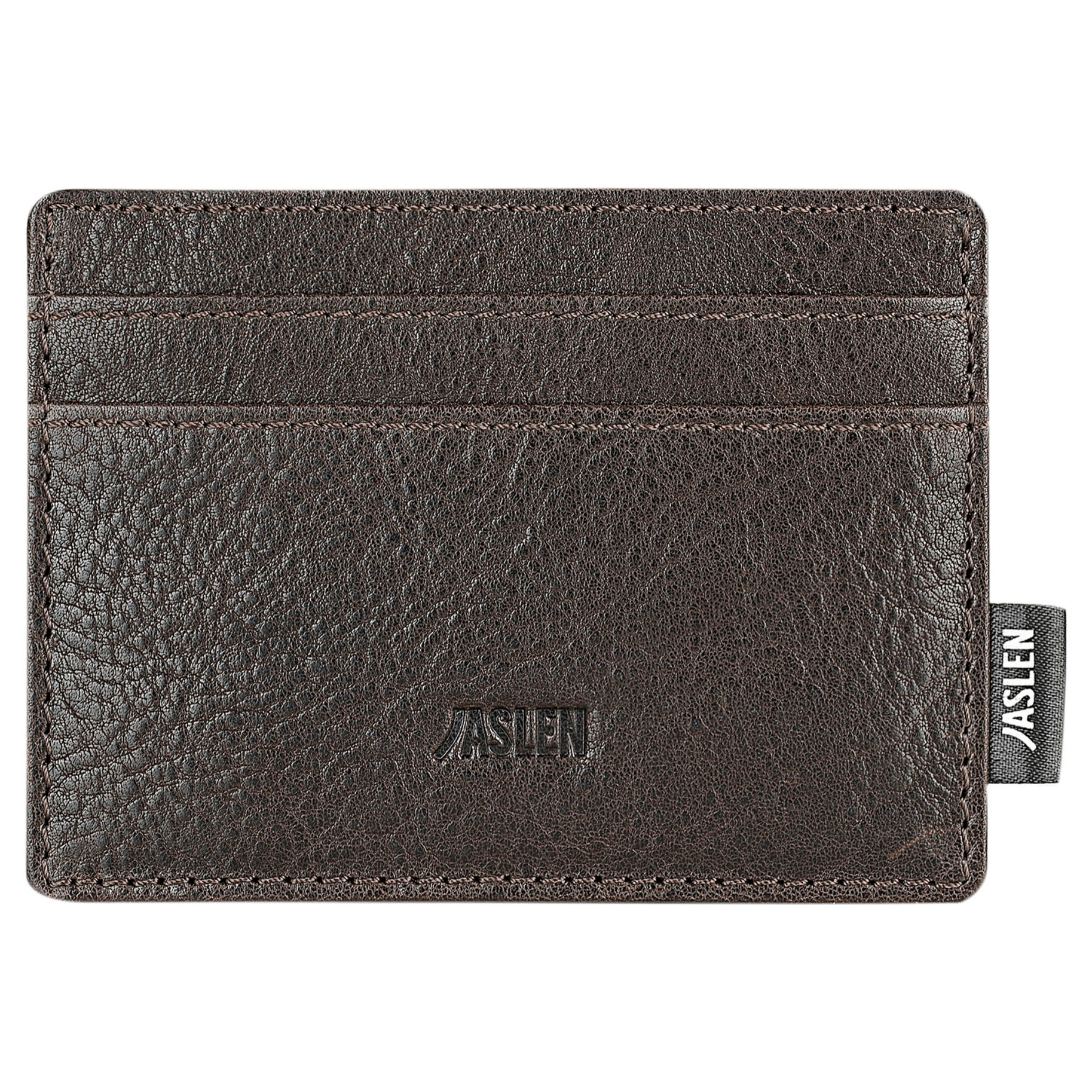 Tarjetero Piel Hombre Jaslen Hannover Marron