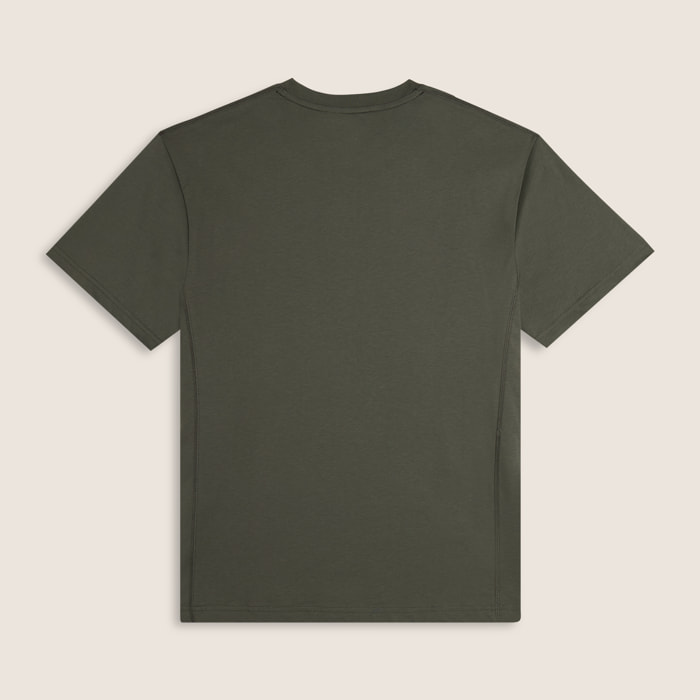 T-shirt con inserti sulle spalle