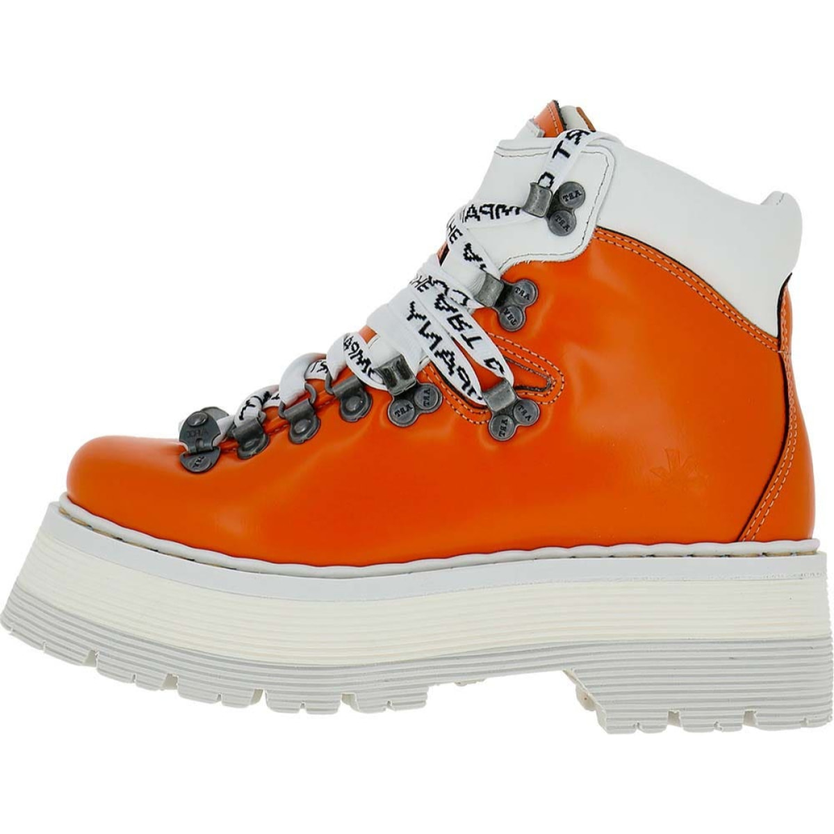 Botines 0910 CITY ORANGE-WHITE/ ART ALPINE color Orange-white