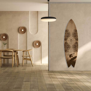 Planche decorative de surf Wild Wave Tableau alu Dibond