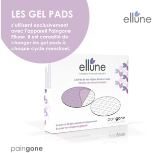 Gel pads PAINGONE Ellune gel pads x6 autocollant rechange